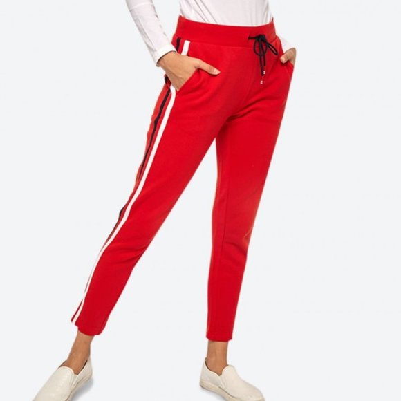 Nautica Womens Elastic Waistband Track 